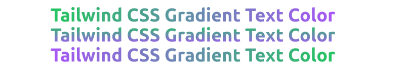 tailwind css gradient text direction