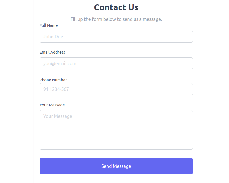 tailwind-css-forms-examples