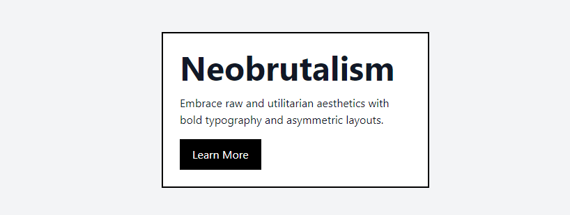 learn tailwind css neobrutalism 