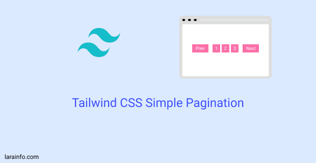 tailwind css simple pagination