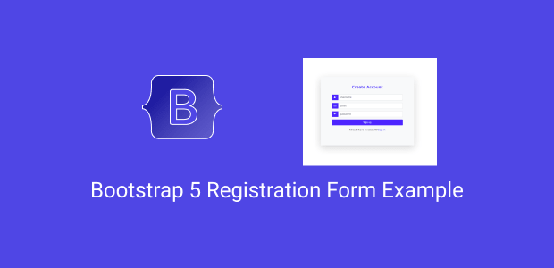 Bootstrap 5 Registration Form Example