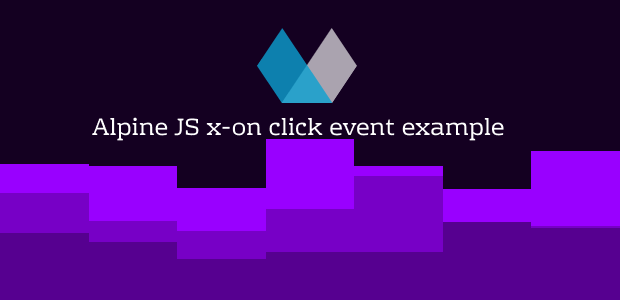 alpine js x-on click event example
