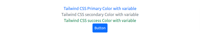 tailwind css config variable colors