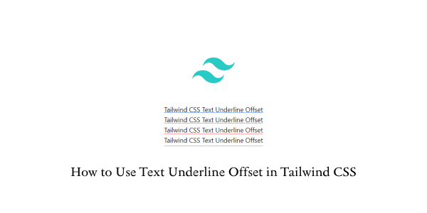 how to use text underline offset in tailwind css