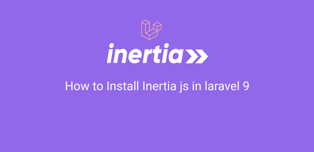 How to Install Inertia js in laravel 9