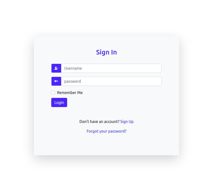 Bootstrap 5 Login Form Example