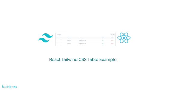 react tailwind css table example