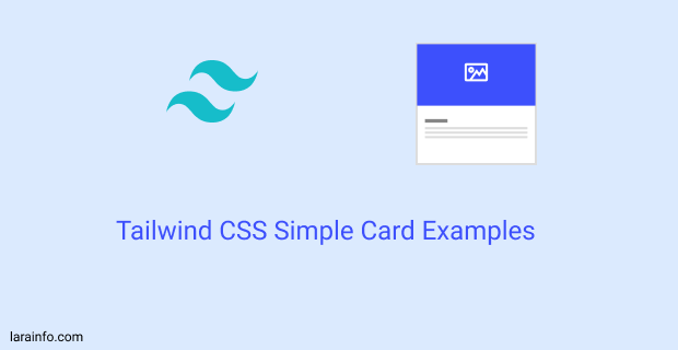 tailwind css simple card examples