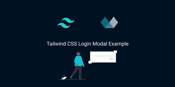 tailwind css login modal example