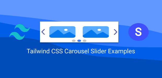 tailwind css carousel slider examples