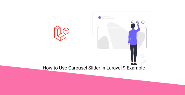 how to use carousel slider in laravel 9 example