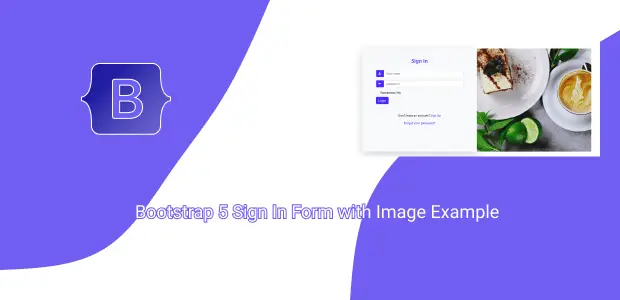 bootstrap 5 sign in form with image example