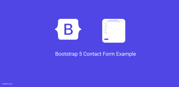bootstrap 5 contact us form example