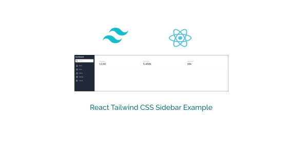 react tailwind css sidebar example