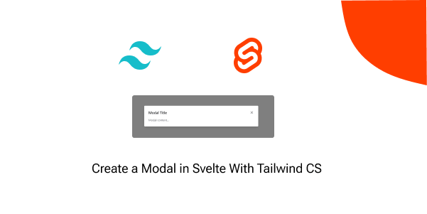 create a modal in svelte with tailwind cs