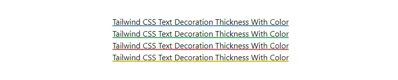 espessura da decoração do texto css tailwind com cor