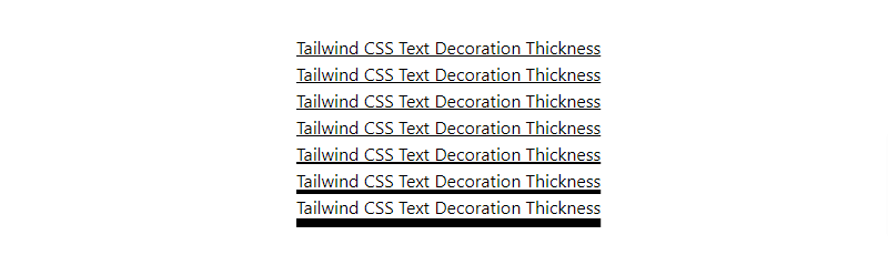 text decoration thickness in tailwind css
