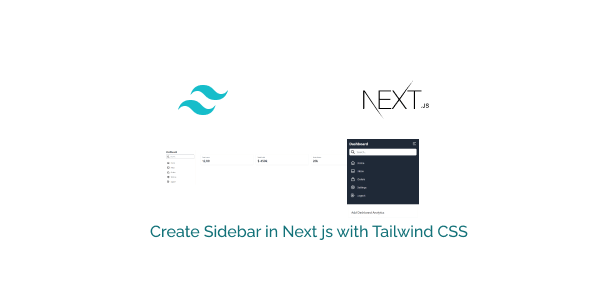 create sidebar in next js with tailwind css