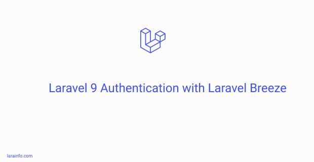 laravel 9 authentication with laravel breeze
