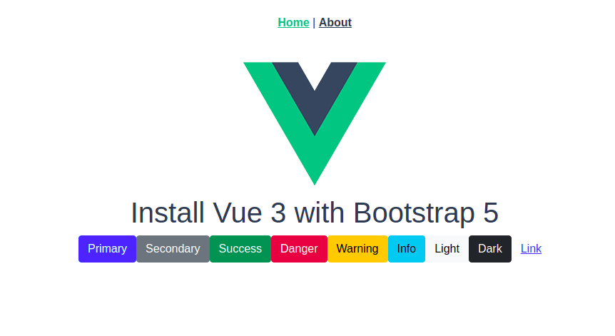 Install vue 3 with bootstrap 5