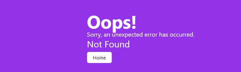 react tailwind css 404 error page