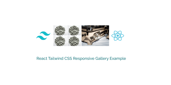 react tailwind css responsive gallery example
