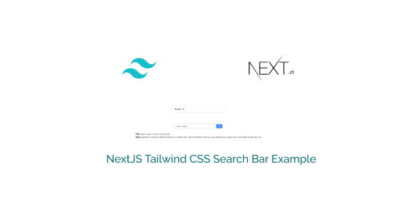 nextjs tailwind css search bar example