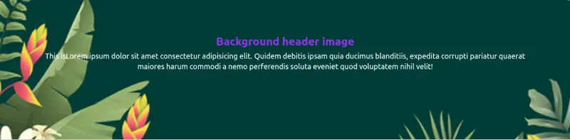 background image in header in tailwind css 3