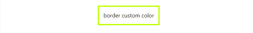 custom border color