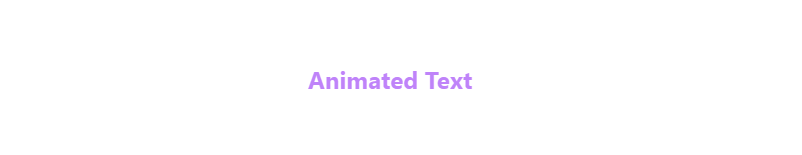 Color Text Animation