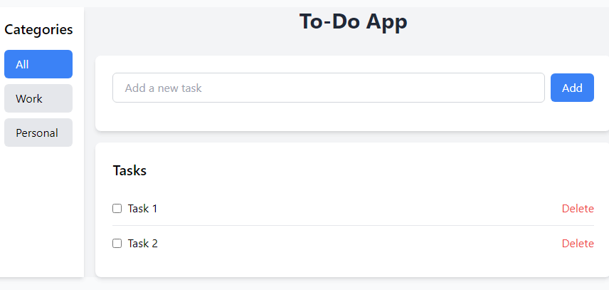 to-do app sidebar