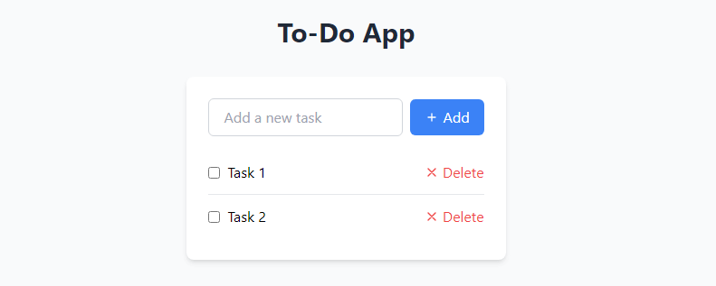 to-do app with icon