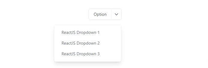 Dropdown Menu with SVG Icons
