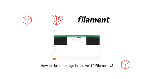 Upload Image in Laravel 10 Filament v3