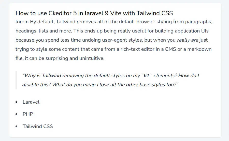 ckeditor 5 markdown