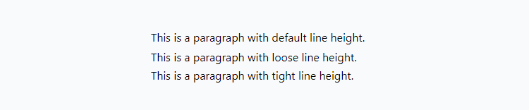 line height