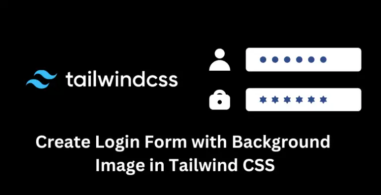 Login Form with Background Image in Tailwind