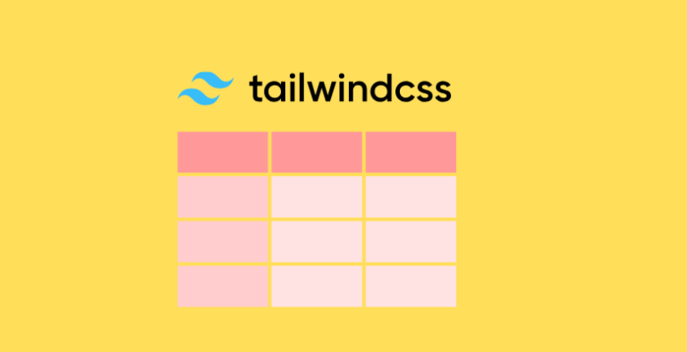 Tailwind CSS Simple Table Example