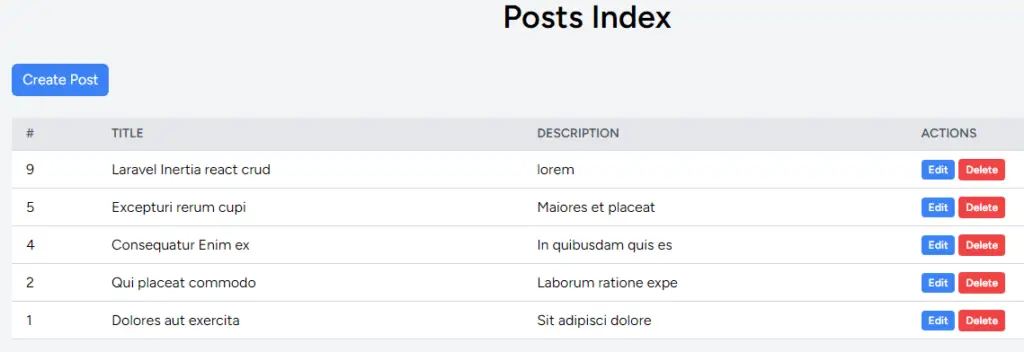 inertia react index