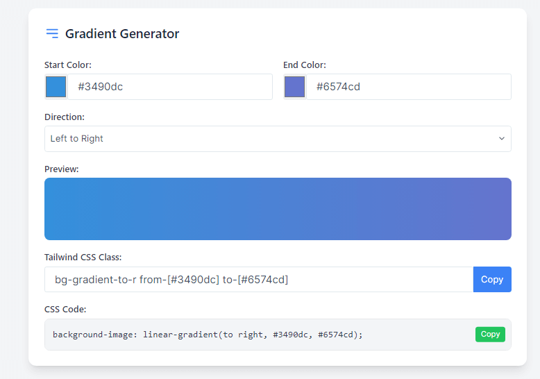 Larainfo Gradient Generator